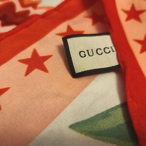 GUCCI ☆ L'aveugle par Amour ☆ Scarf ☆ Authentic ☆ Made in Italy